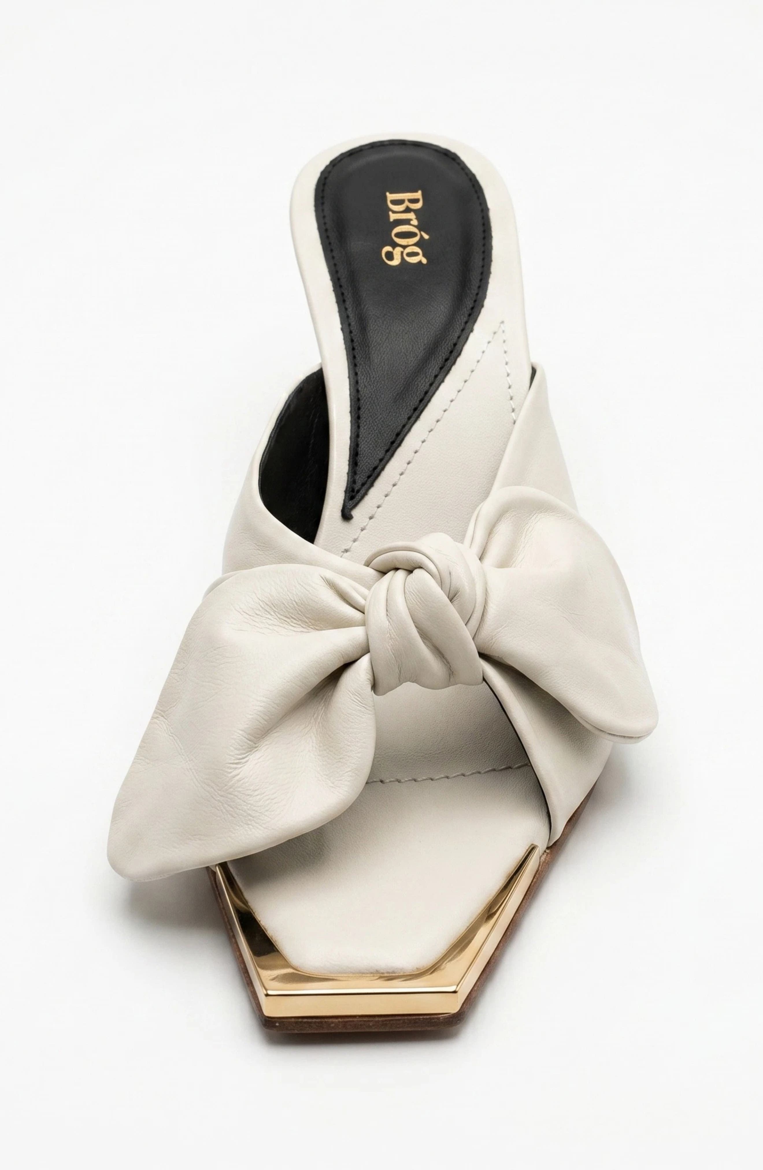 Brida Mule Kitten Heel Latte Cream, Alternate, color, Latte Cream