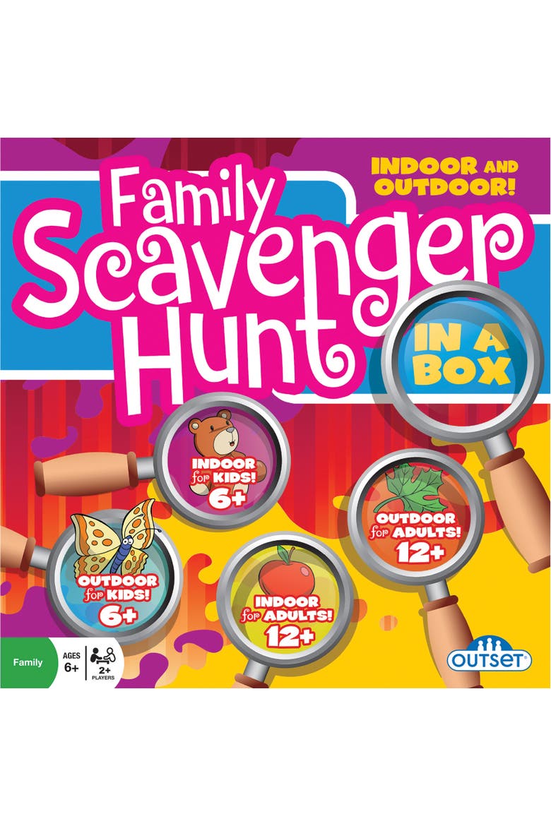 Family Scavenger Hunt in A Box Card Game, Alternate, color, Multicolored