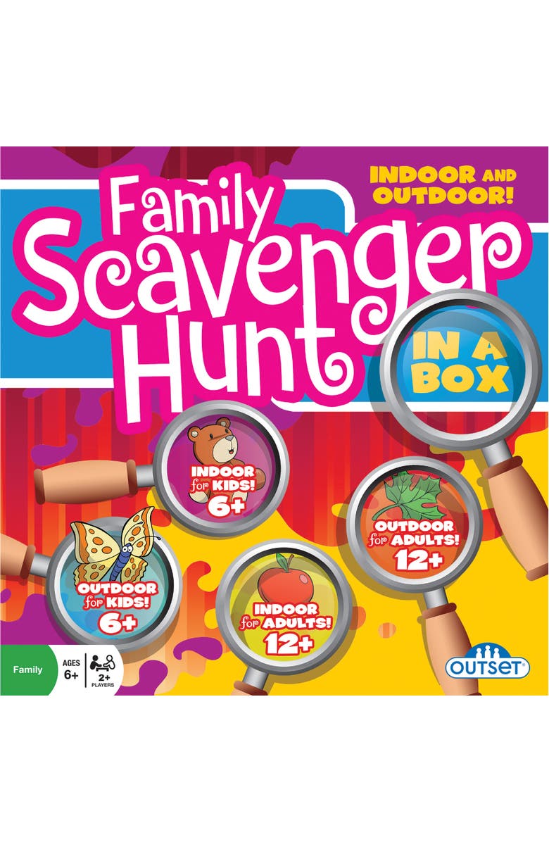 Outset Family Scavenger Hunt in A Box Card Game, Alternate, color, Multicolored