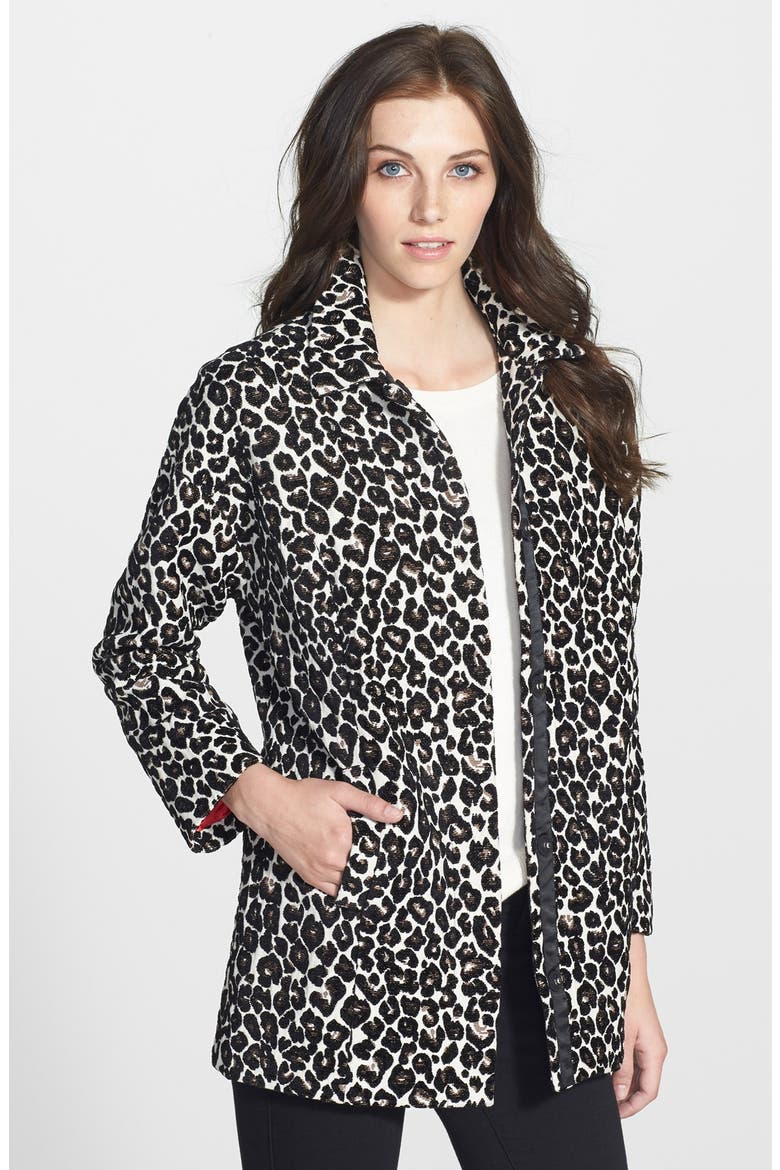 'Francisco' Leopard Print Jacket, Main, color, LEOPARD