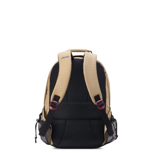 Jeep Hardside Expandable 21" Carry-on Luggage With Two Wheels [jh003b] & Laptop Travel Backpack [js0 In Neutral