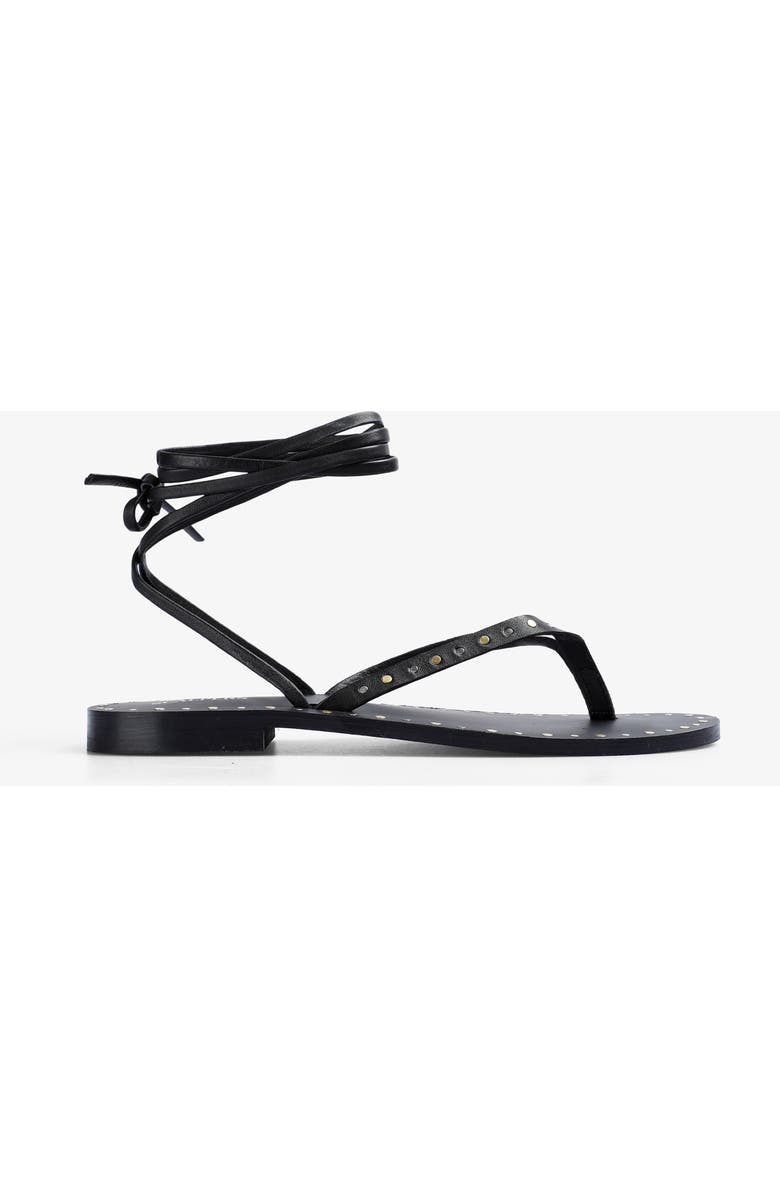 Scalpers Bari Studs Sandal, Main, color, Black