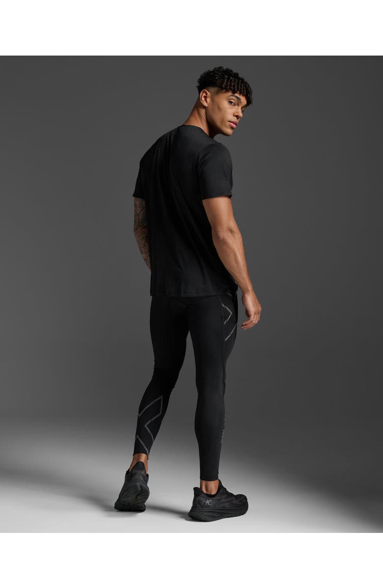 2XU Light Speed Tech Tee, Alternate, color, Black/Black Reflective