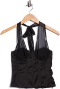 Princess Polly Ashley Mesh Strap Halter Top
