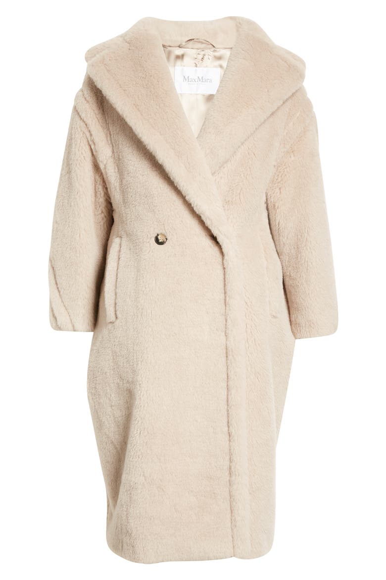 Tedgirl Oversize Double Breasted Alpaca Blend Coat, Alternate, color, Z/DNUBEIGE