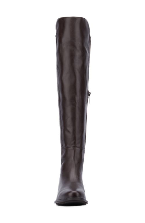 Aquatalia Natessa Over The Knee Boot In Brown