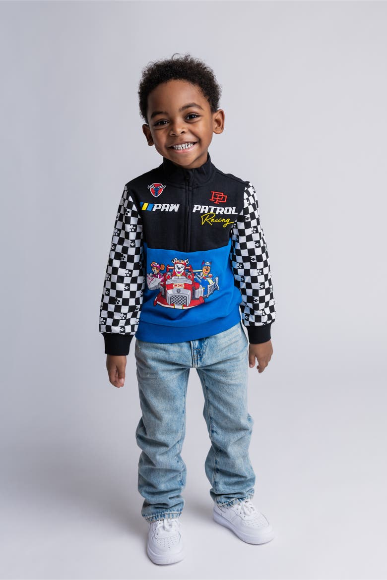 Fleece Sweatshirt, Alternate, color, Paw Patrol Teal Black