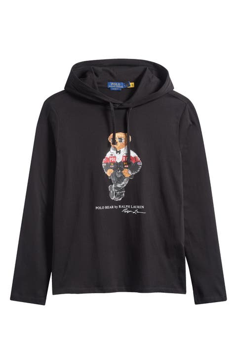 Polo Bear Hooded Graphic T-Shirt