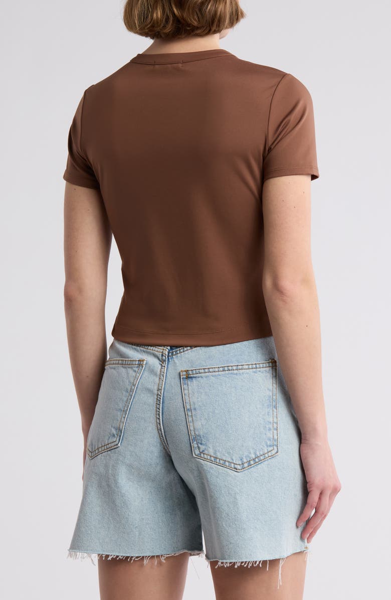 rag & bone RB Enhance Baby Tee, Alternate, color, Cocoa