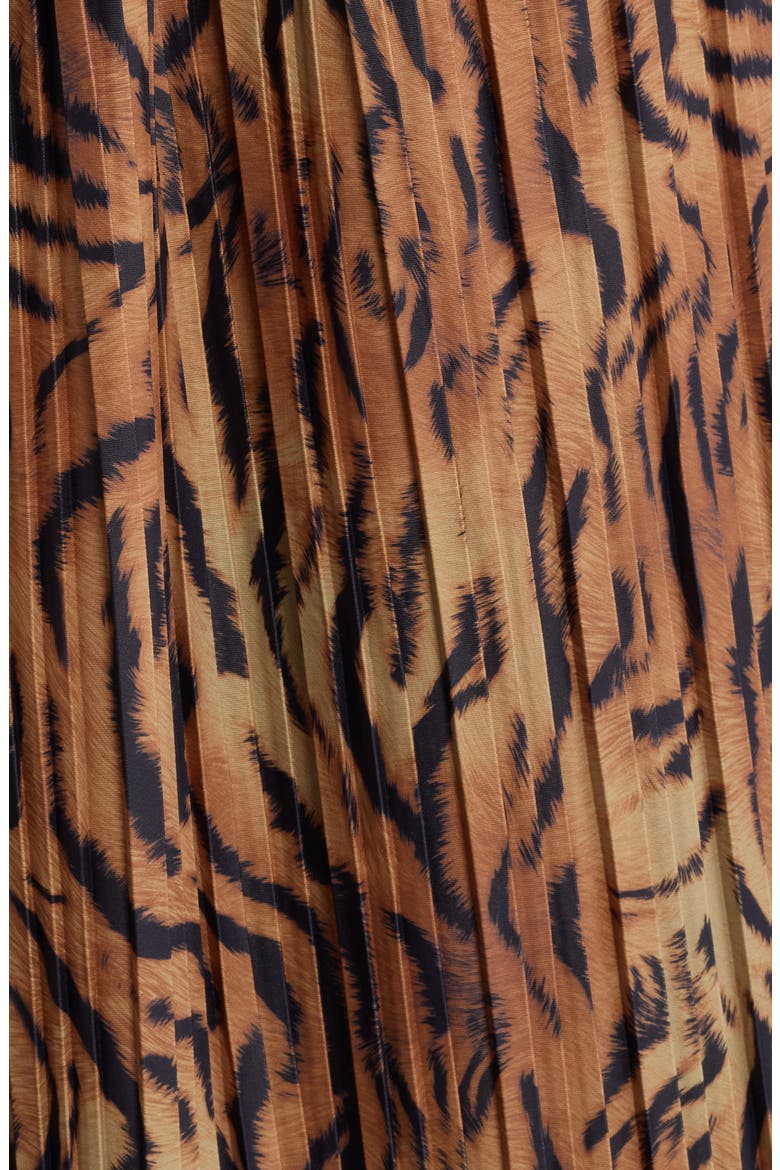 Pleated Wide Leg Pants, Alternate, color, TIGER