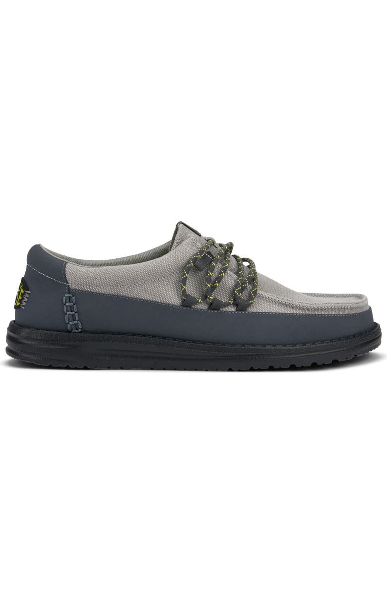 Hey Dude Wally Guard Slip-On, Alternate, color, Black/ Moon Grey