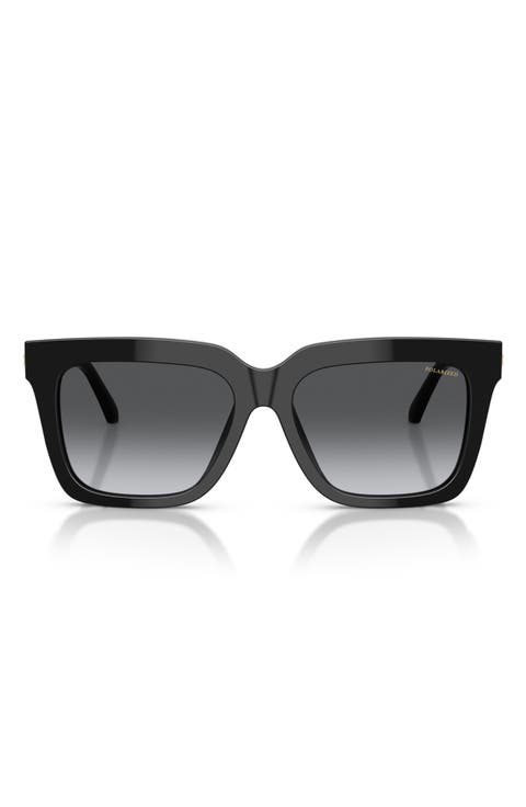 Medusa 55mm Polarized Square Sunglasses
