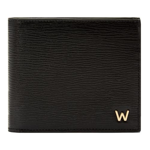 Wolf W Billfold & Coin In Black
