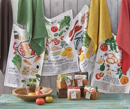 Tag Cobb Salad Dishtowel Set Of 2 In Multi
