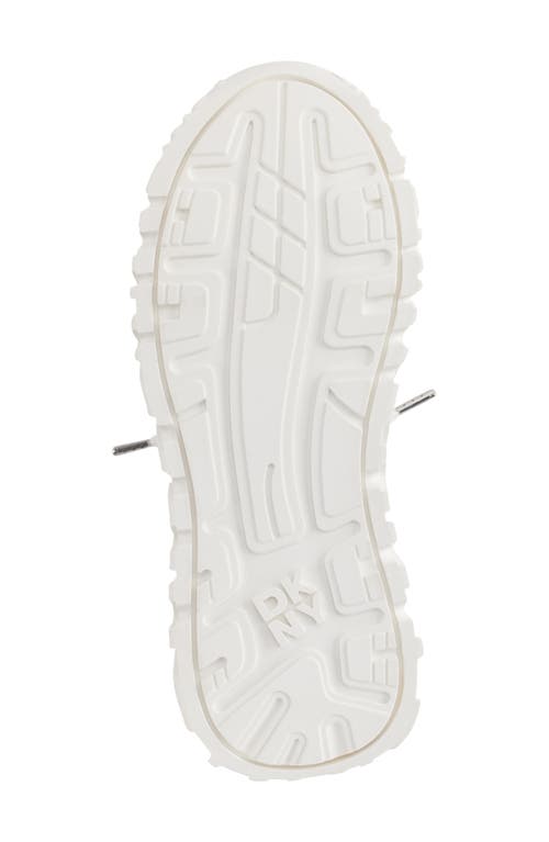 Dkny Lacamp Platform Sneaker In White