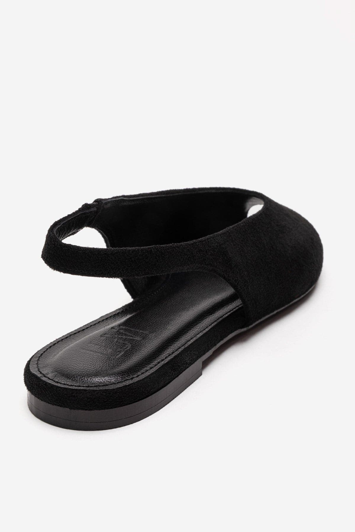 Serina Slingback Sandal, Alternate, color, Black Suede