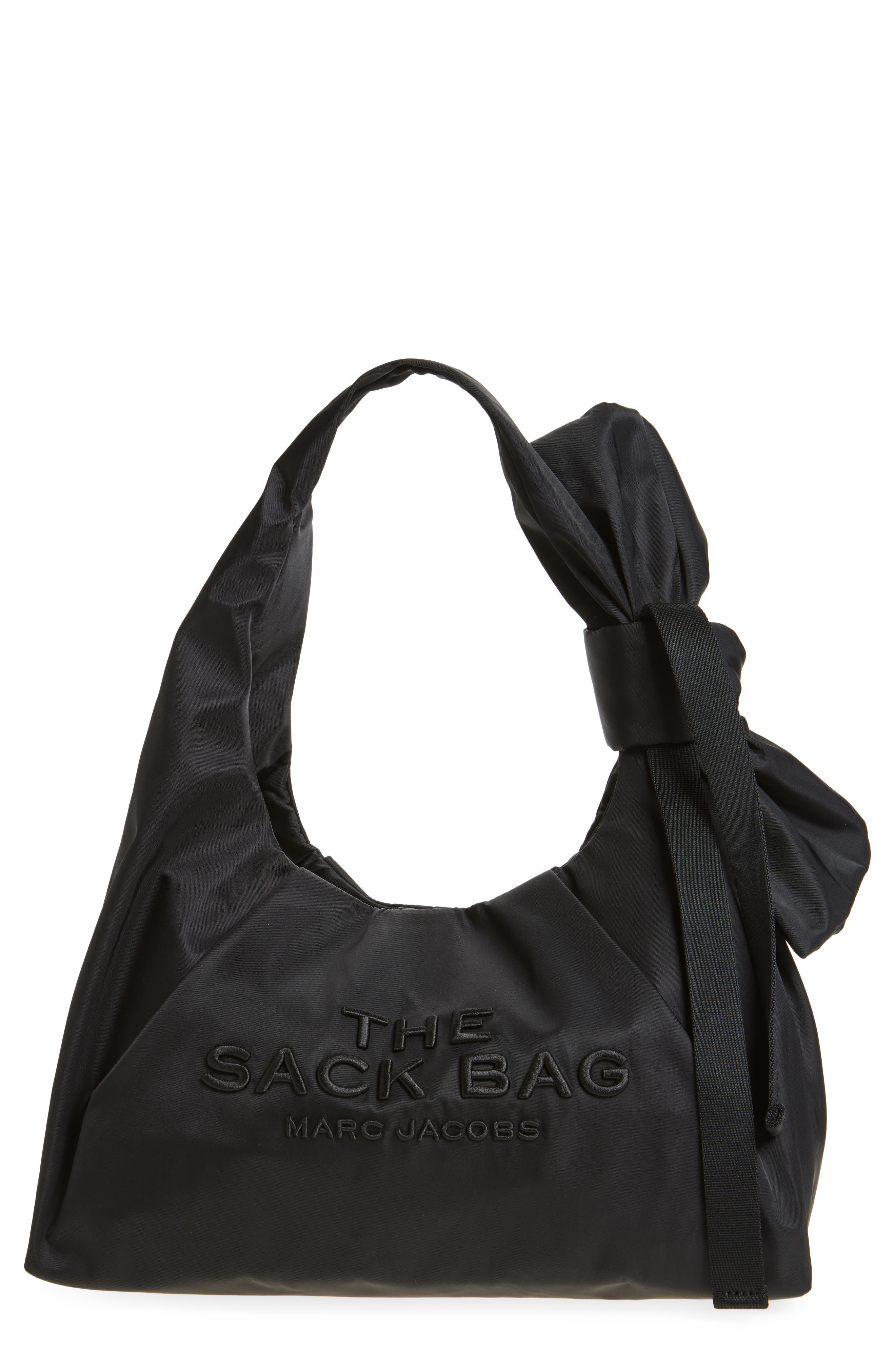 Marc Jacobs The Bow Nylon Sack Bag, Main, color, 