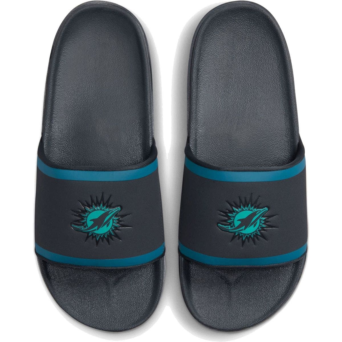 Nike Miami Dolphins Off-Court Wordmark Slide Sandals, Main, color, 