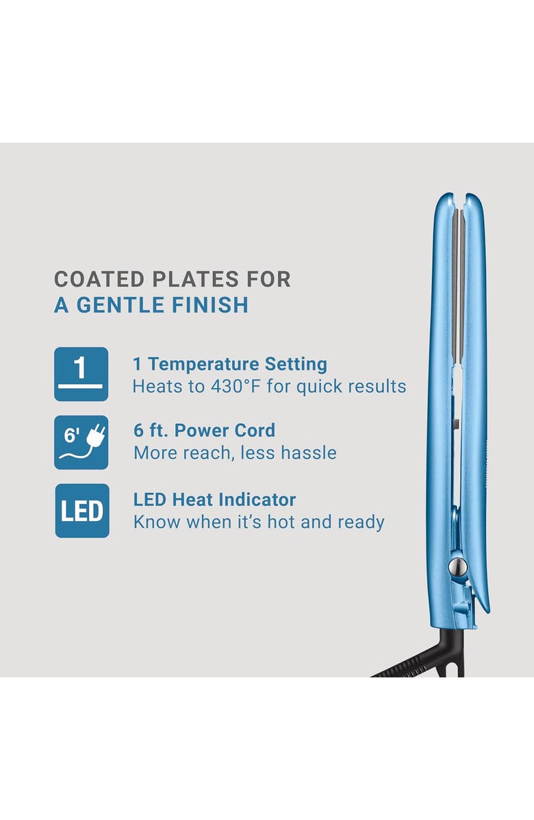 BaBylissPRO Nano Titanium ¾" Ultra-Sleek Straightener, Alternate, color, Blue