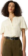 Whistles Floral Button Front Shirt
