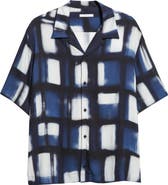 Givenchy Afternoon Light Check Twill Camp Shirt