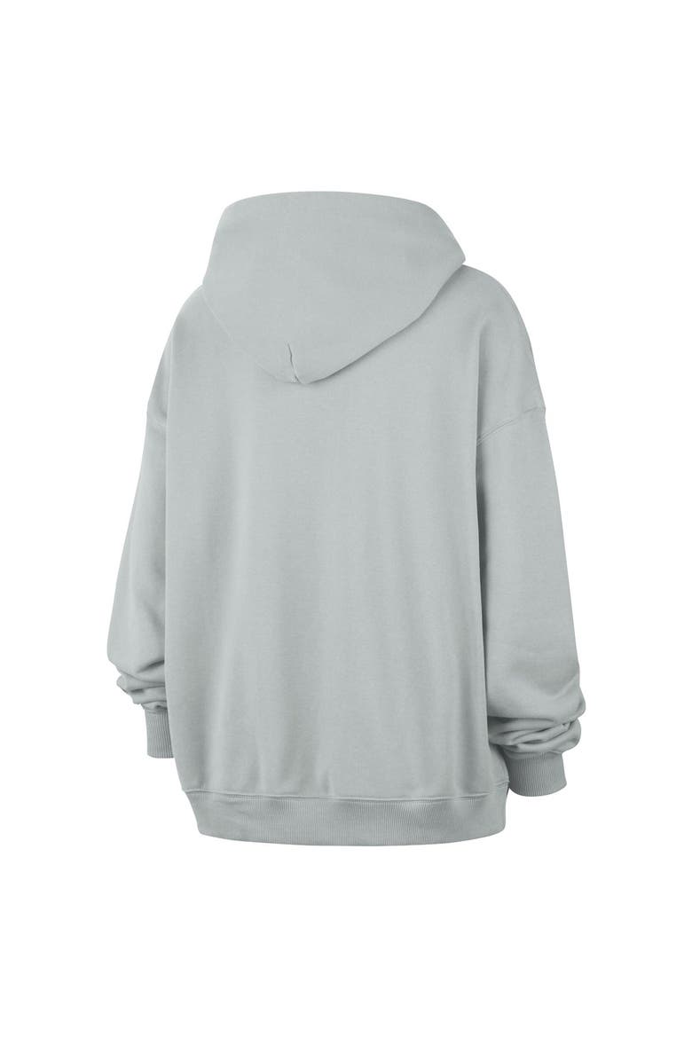 Women's Nike  Gray Chicago Sky Studio Fleece Hoodie, Alternate, color, Gray
