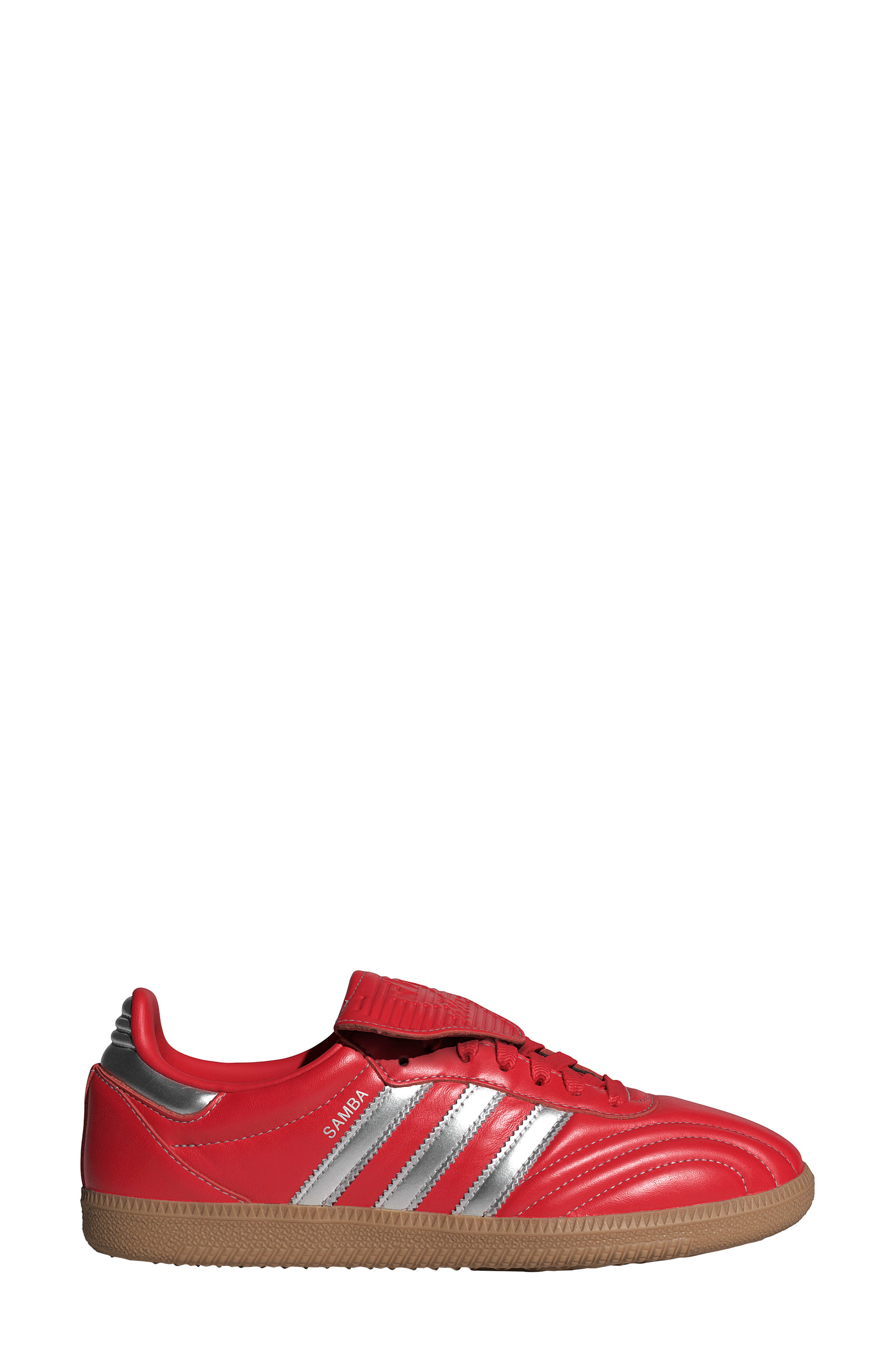 Samba LT Sneaker, Alternate, color, SCARLET/ SILVER MET/ GUM