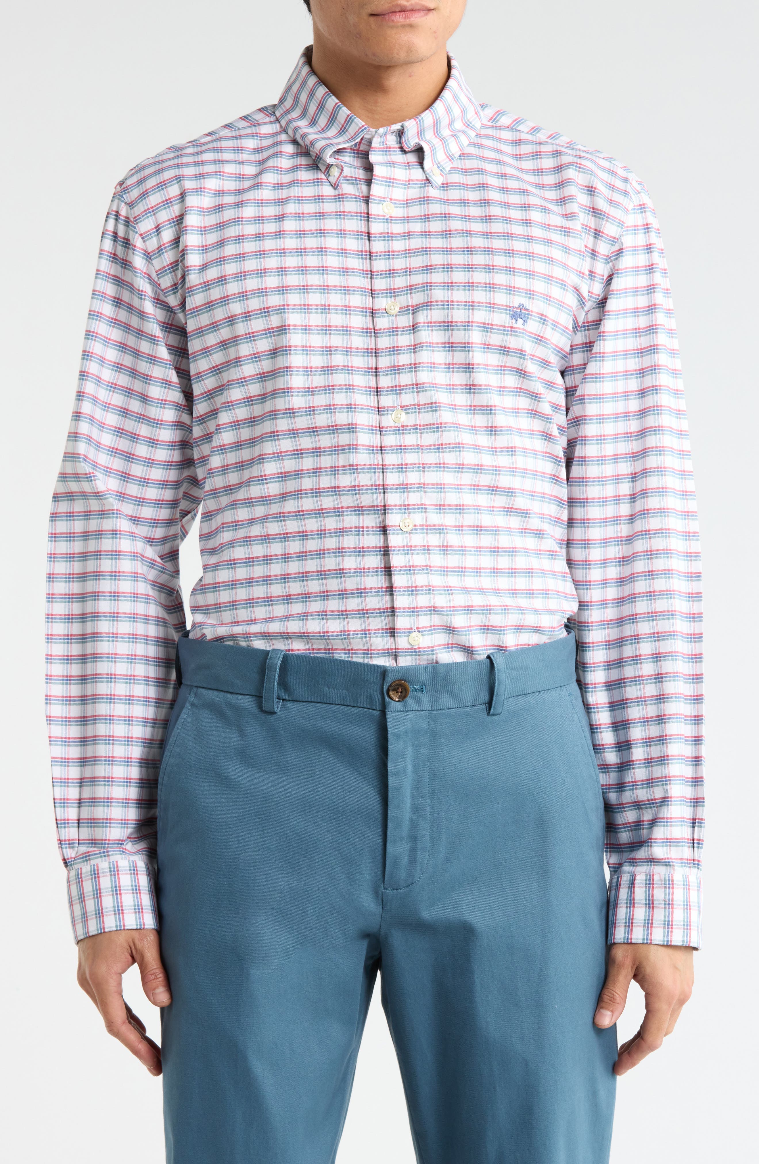 Brooks Brothers Regular Fit Non-Iron Oxford Dress Shirt