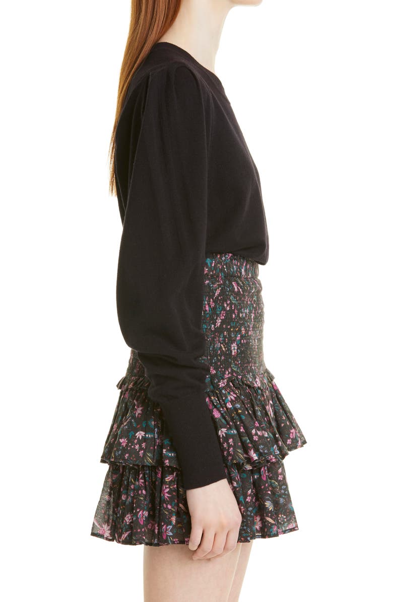 Isabel Marant Étoile Camelia Cotton & Wool Crewneck Sweater, Alternate, color,