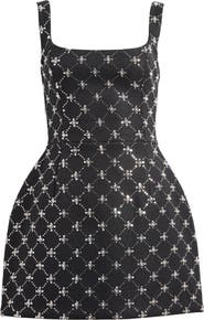 NADINE MERABI Sofia Sequin Cocktail Dress