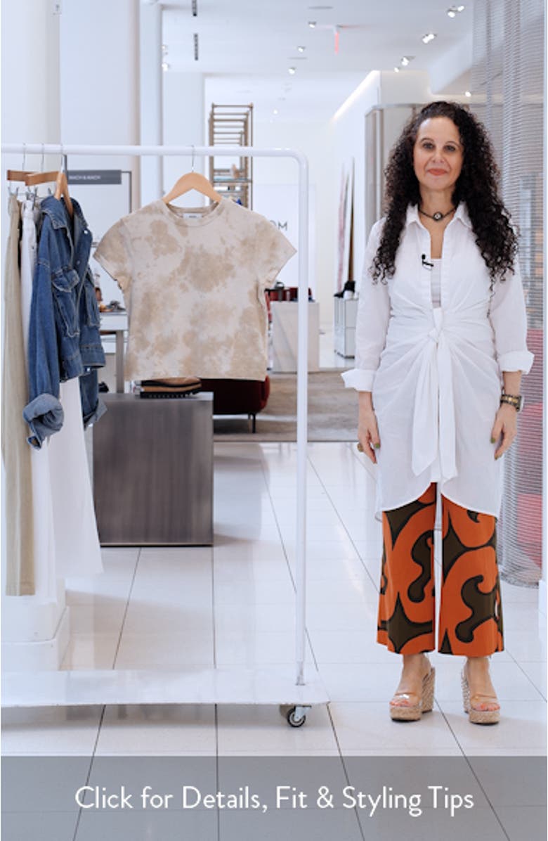 Adine Shrunken Organic Cotton T-Shirt, sales video thumbnail