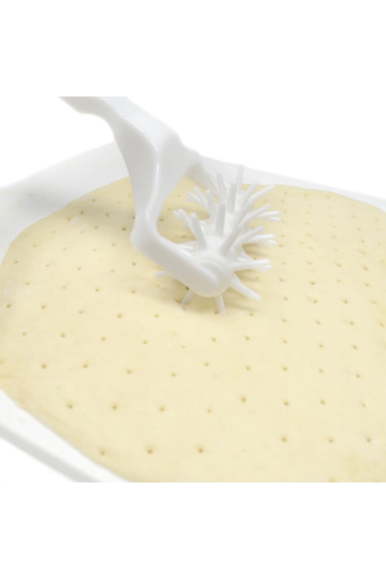 Dough Docker for Pastry or Pizza Dough, White, Alternate, color, White