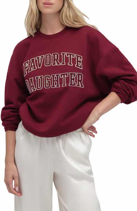 Favorite Daughter The Collegiate Embroidered Graphic Sweatshirt