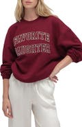 Favorite Daughter The Collegiate Embroidered Graphic Sweatshirt