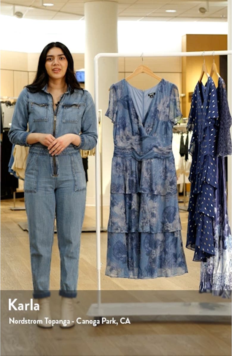 Metallic Tiered Dress, sales video thumbnail