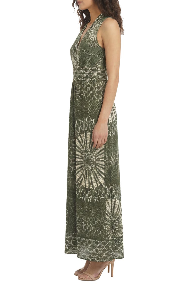 London Times Sleeveless Stretch Jersey Maxi Dress, Alternate, color, Rifle Green