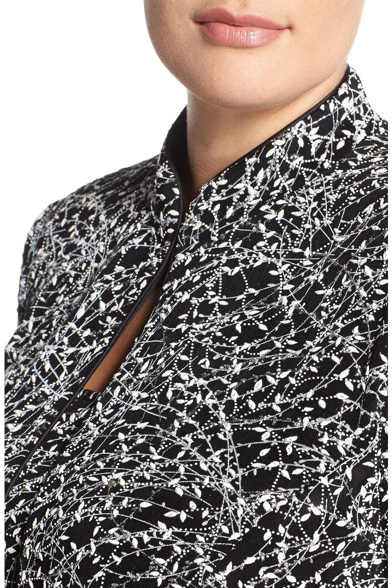 Foiled Print Twinset, Alternate, color, BLACK/ WHITE