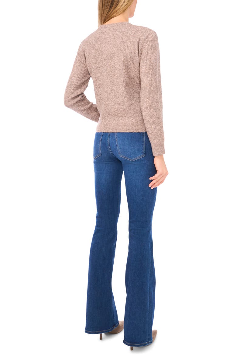 Cable Stitch Cardigan, Alternate, color, DESERT TAUPE