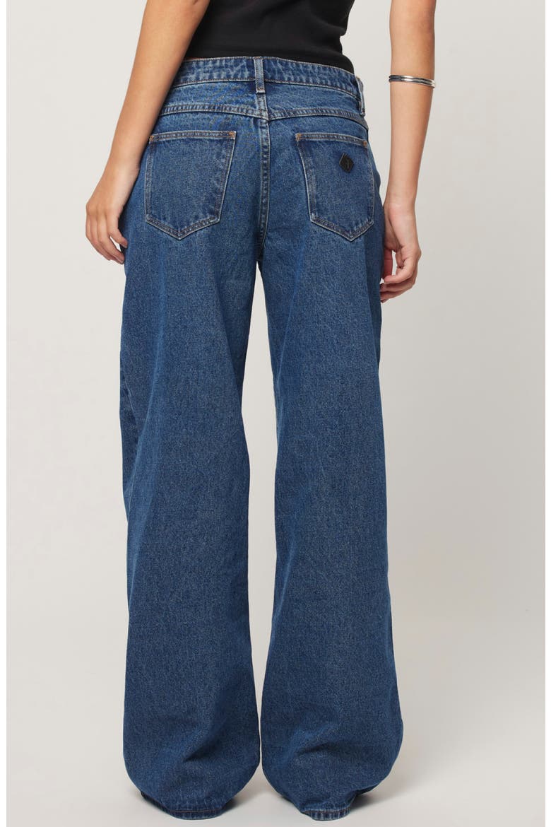 '99 Bella Baggy Straight Leg Jeans, Alternate, color, MID BLUE
