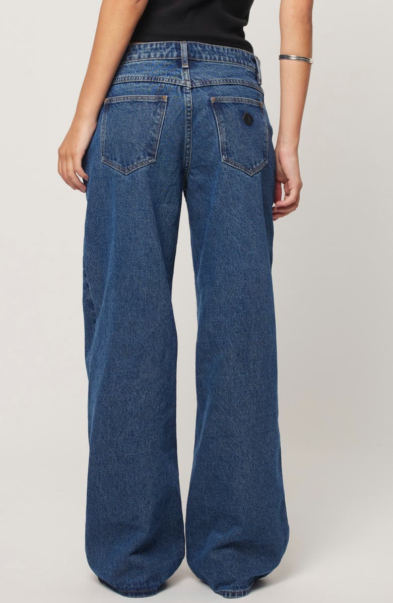 ABRAND '99 Bella Baggy Straight Leg Jeans, Alternate, color, Mid Blue