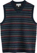 Seasalt Cornwall Walt Fair Isle Wool Blend Vest