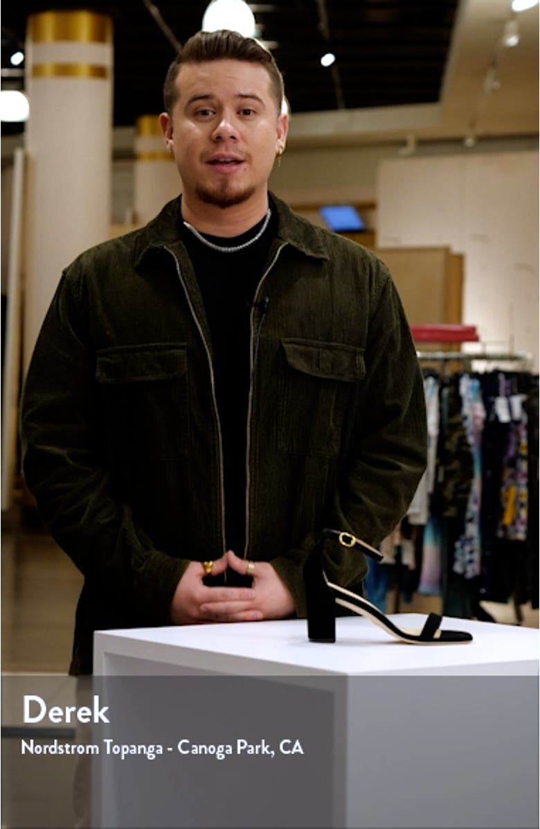 Nudistcurve 75 Block Heel Sandal, sales video thumbnail