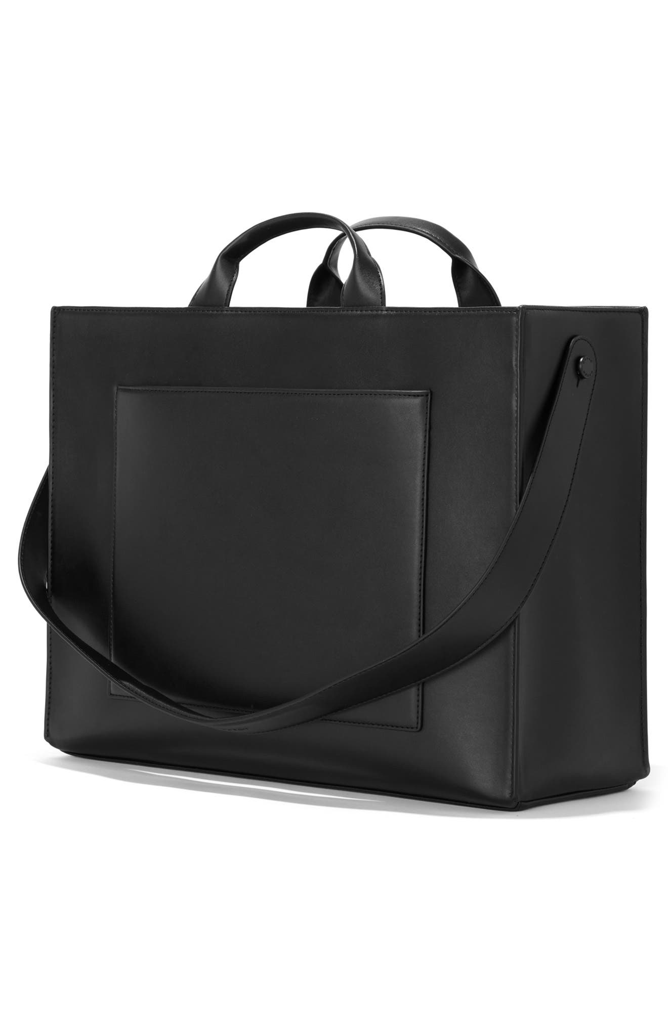 Dagne Dover Large Daily Leather Tote, Alternate, color, 