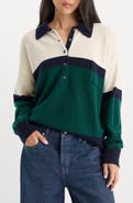 Good American The Oversized Rugby Sweater