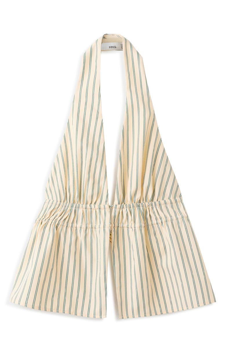 MANGO Tatin Backless Halter Top, Alternate, color, Yellow