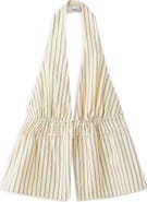 MANGO Tatin Backless Halter Top