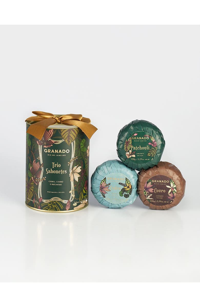 GRANADO Patchouli Soap Trio, Main, color, NO COLOR