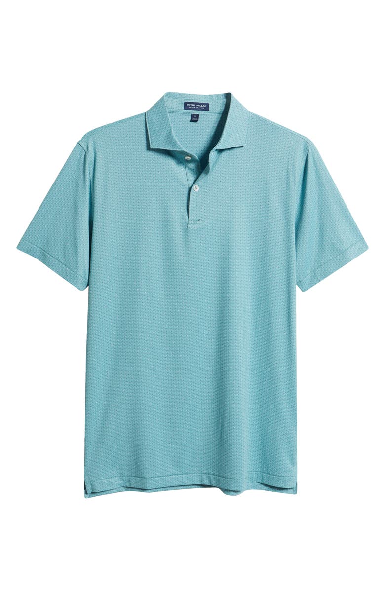Peter Millar Crown Crafted Performance Jersey Polo, Alternate, color, Sherwood