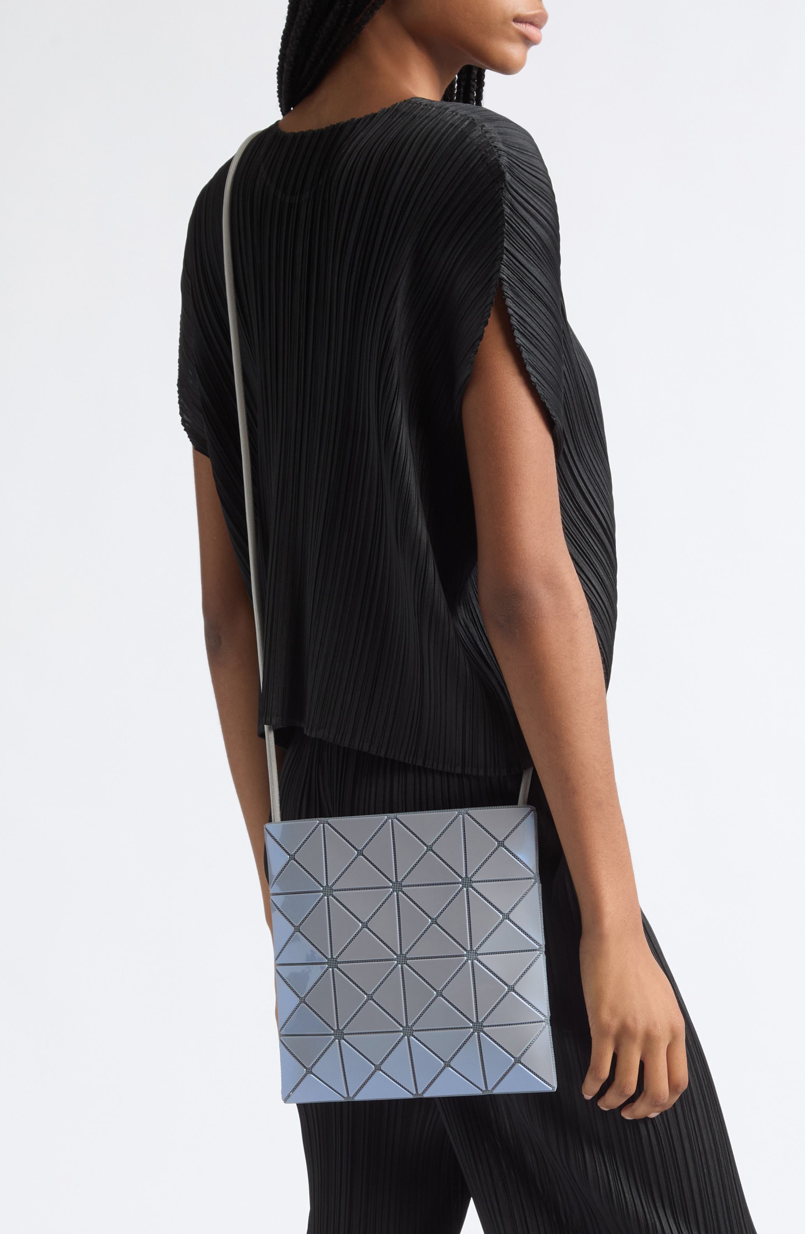 Bao Bao Issey Miyake Lucent One Tone PVC Crossbody Bag (Women