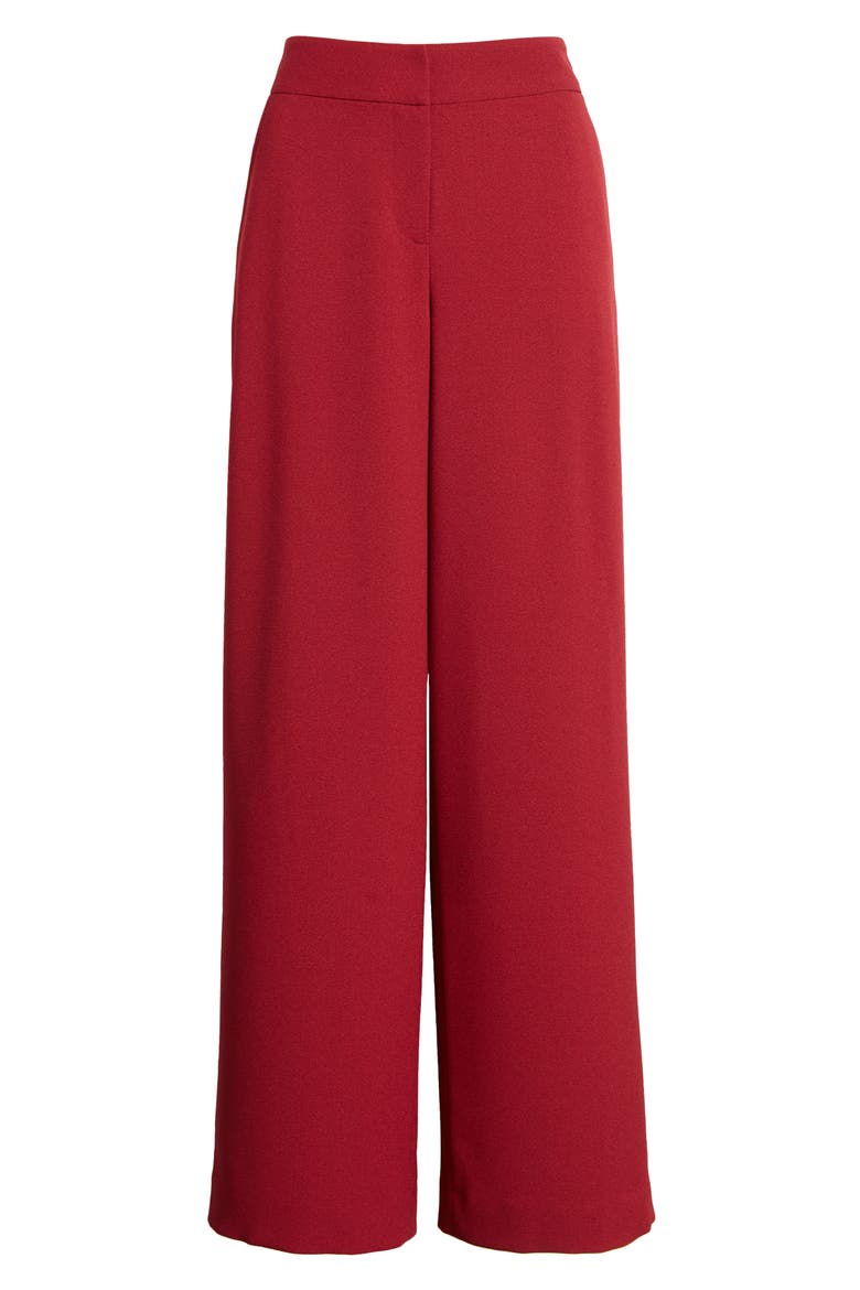 Wide Leg Pants, Alternate, color, MULBERRY